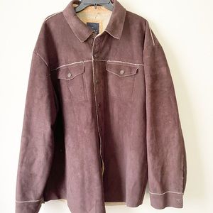 Tommy Hilfiger Faux Fur Rancher Chore Barn Jacket Shacket